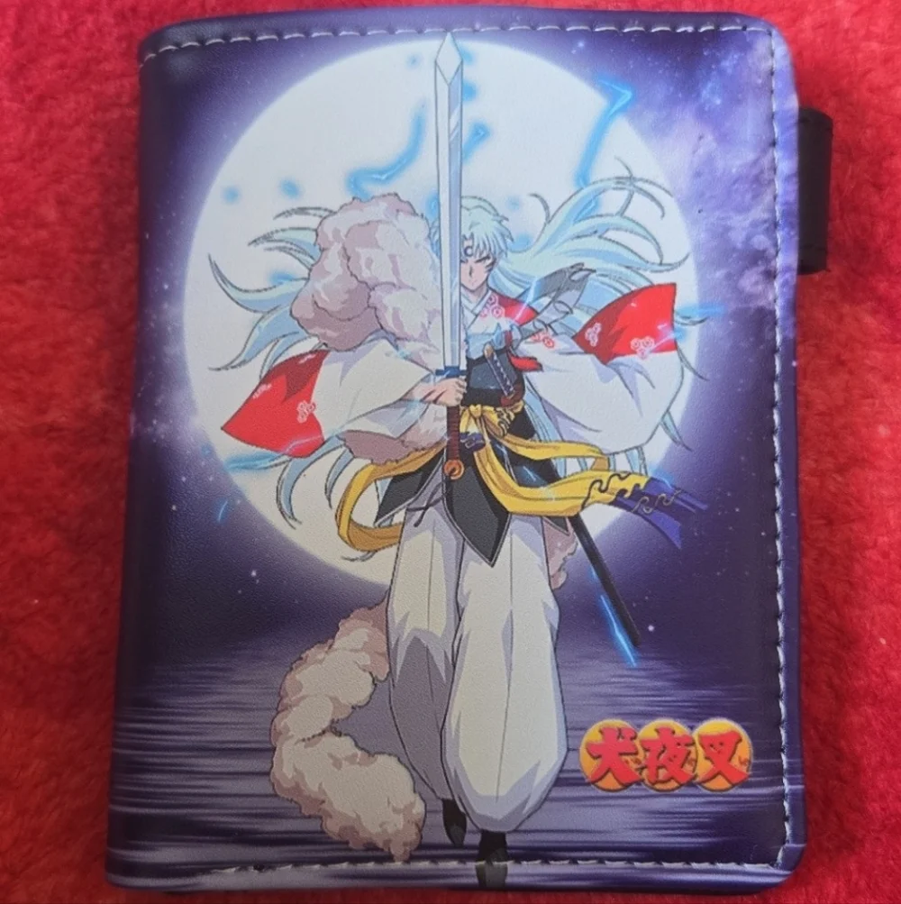 New Inyuasha Anime Manga Leather Wallet